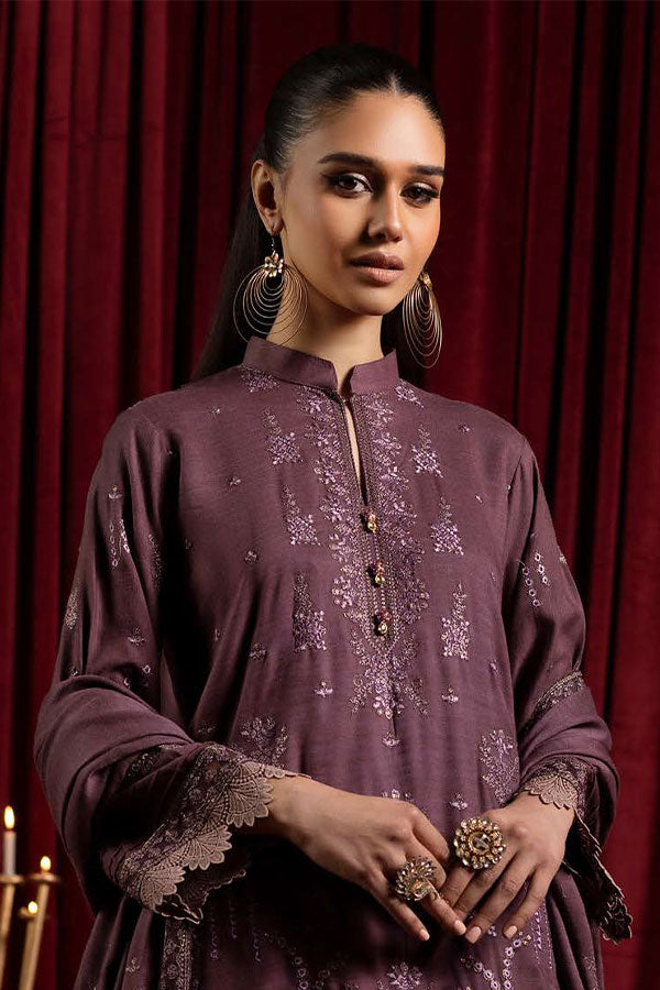 Shaista Supreme Emb Peach`25 D#80