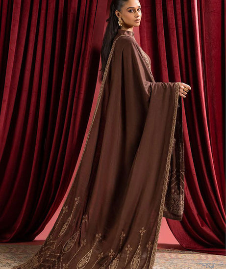 Shaista Supreme Emb Peach`25 D#81