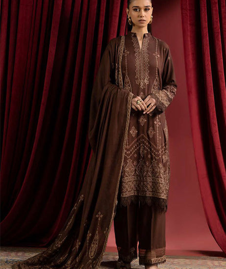 Shaista Supreme Emb Peach`25 D#81