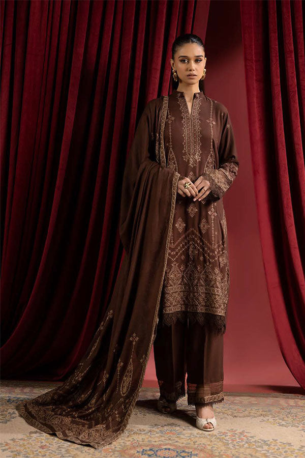 Shaista Supreme Emb Peach`25 D#81