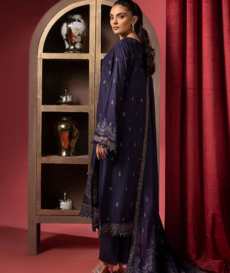 Shaista Supreme Emb Peach`25 D#82