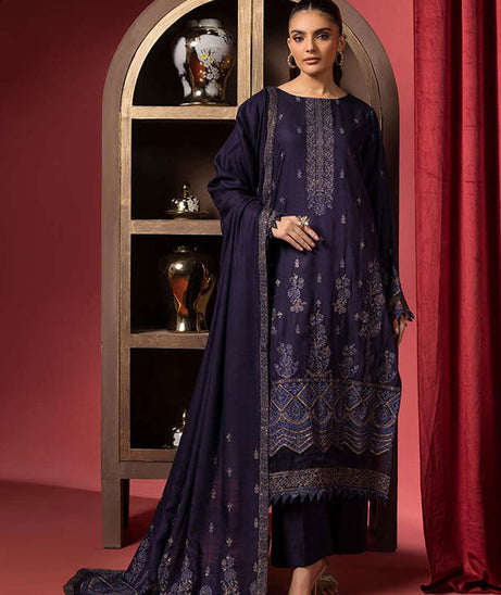 Shaista Supreme Emb Peach`25 D#82