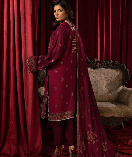 Shaista Supreme Emb Peach`25 D#83