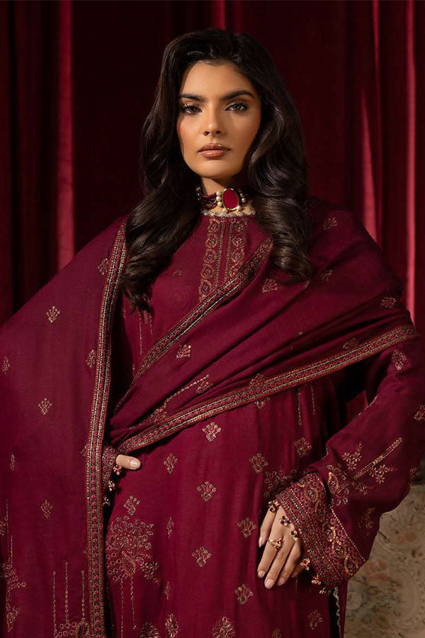 Shaista Supreme Emb Peach`25 D#83