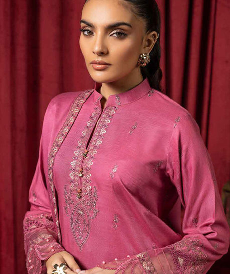 Shaista Supreme Emb Peach`25 (Vol-2) D#85