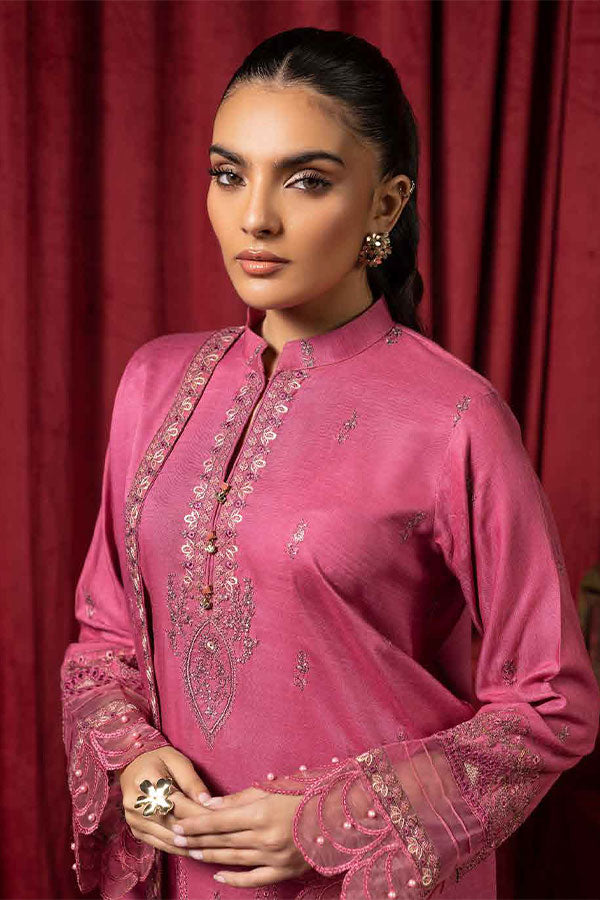 Shaista Supreme Emb Peach`25 (Vol-2) D#85