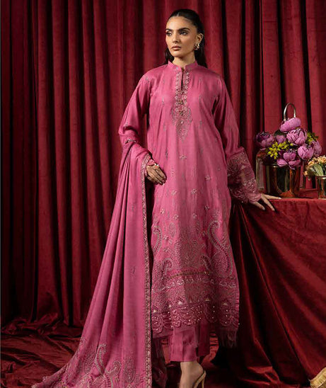 Shaista Supreme Emb Peach`25 (Vol-2) D#85