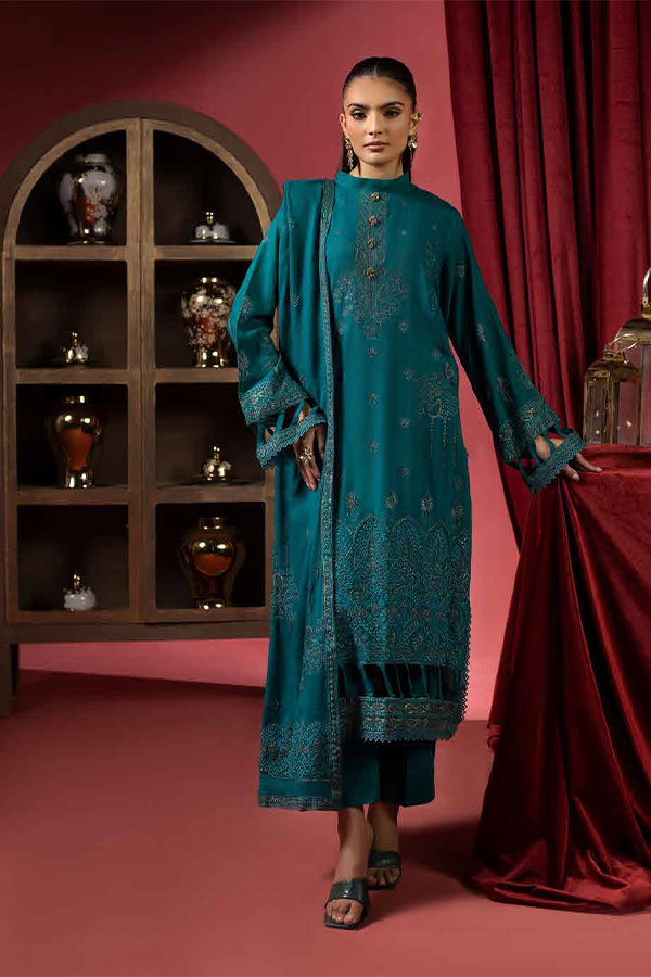 Shaista Supreme Emb Peach`25 (Vol-2) D#87