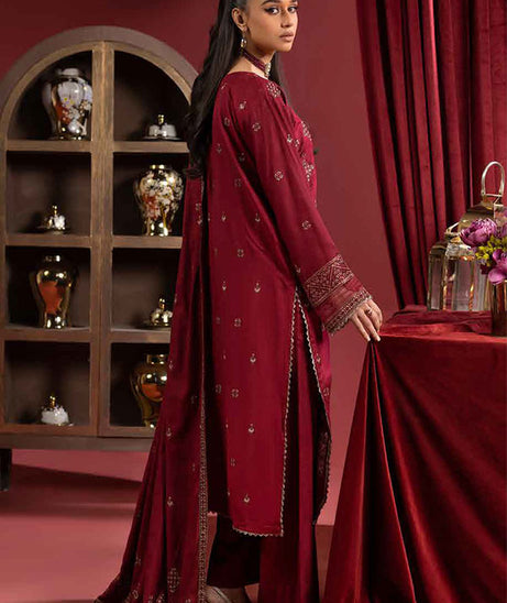 Shaista Supreme Emb Peach`25 (Vol-2) D#88