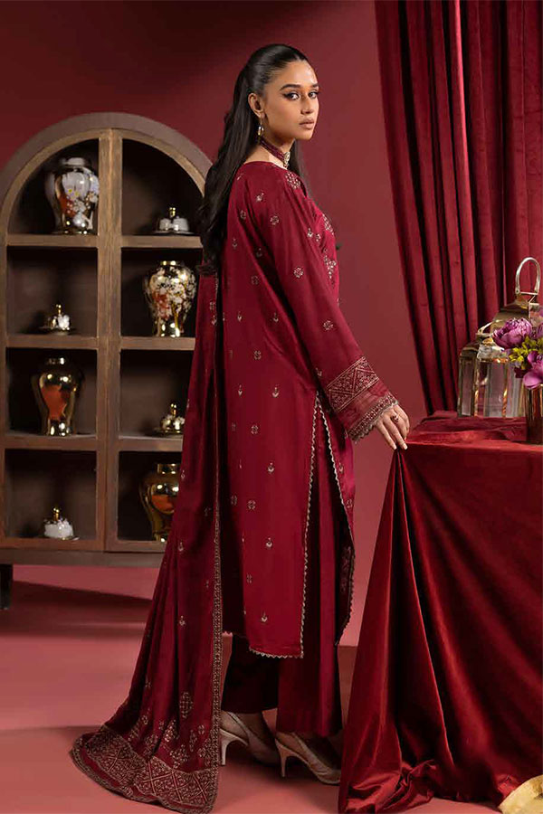 Shaista Supreme Emb Peach`25 (Vol-2) D#88