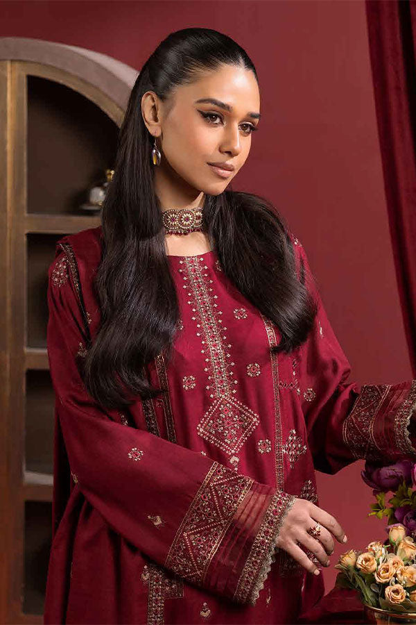 Shaista Supreme Emb Peach`25 (Vol-2) D#88