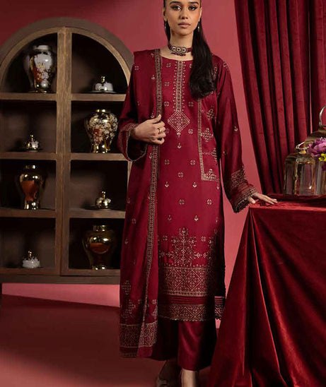 Shaista Supreme Emb Peach`25 (Vol-2) D#88