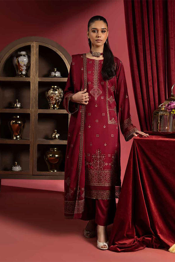 Shaista Supreme Emb Peach`25 (Vol-2) D#88