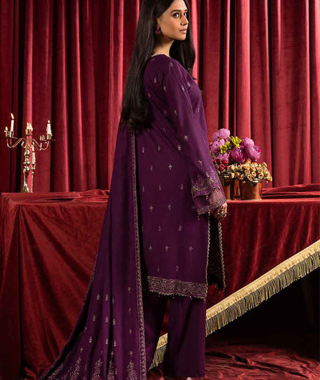 Shaista Supreme Emb Peach`25 (Vol-2) D#90