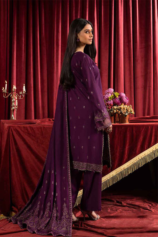 Shaista Supreme Emb Peach`25 (Vol-2) D#90