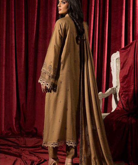 Shaista Supreme Emb Peach`25 (Vol-2) D#91