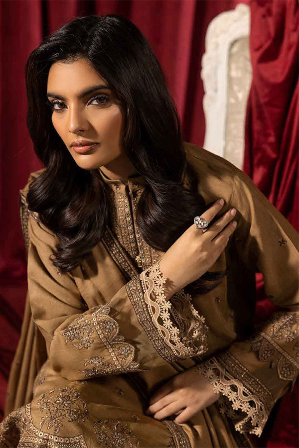 Shaista Supreme Emb Peach`25 (Vol-2) D#91