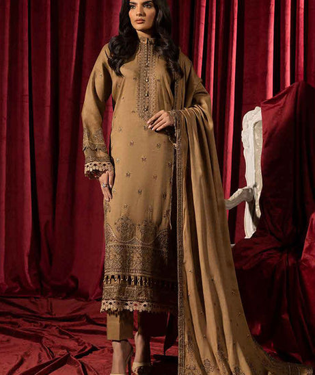 Shaista Supreme Emb Peach`25 (Vol-2) D#91