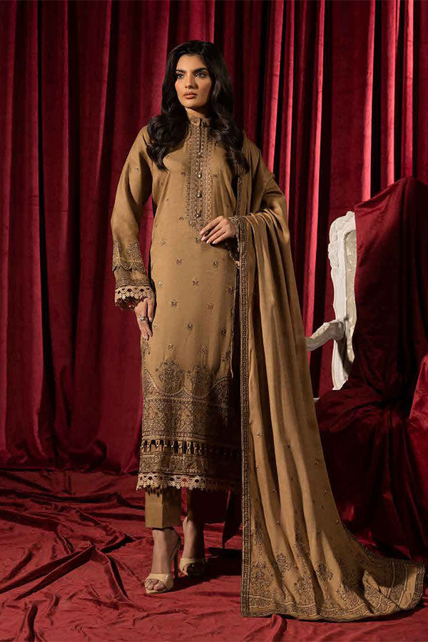 Shaista Supreme Emb Peach`25 (Vol-2) D#91