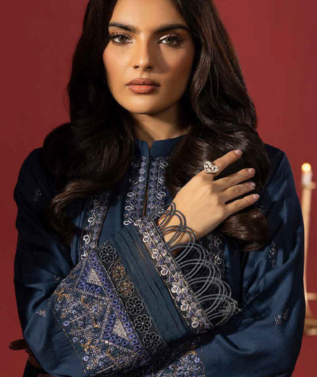 Shaista Supreme Emb Peach`25 (Vol-2) D#92