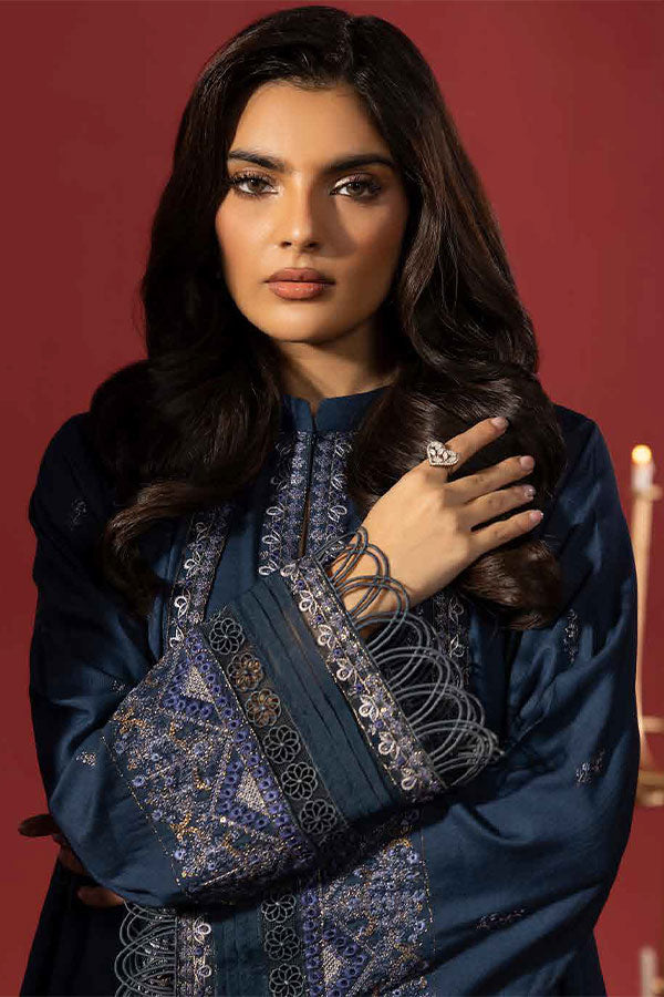 Shaista Supreme Emb Peach`25 (Vol-2) D#92