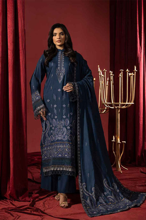 Shaista Supreme Emb Peach`25 (Vol-2) D#92