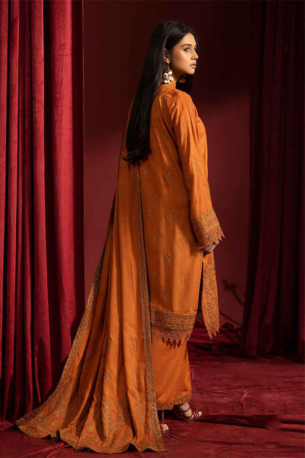 Shaista Supreme Emb Peach`25 (Vol-2) D#93