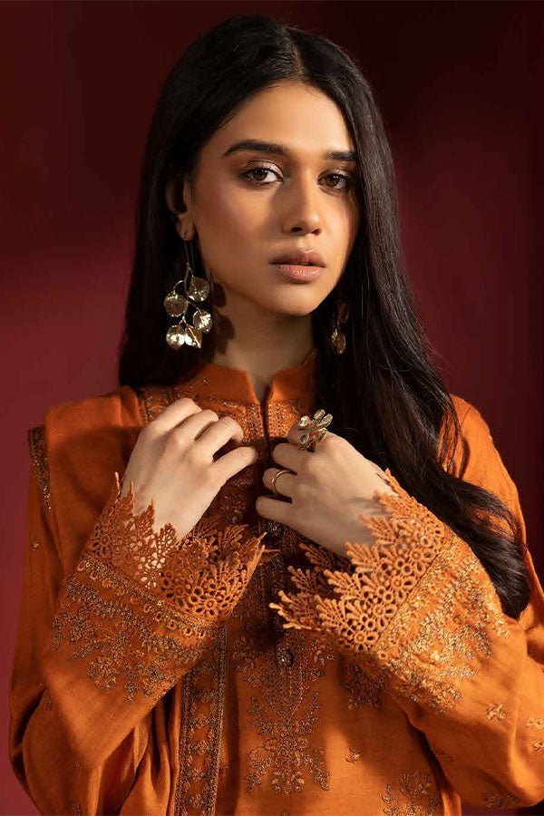 Shaista Supreme Emb Peach`25 (Vol-2) D#93