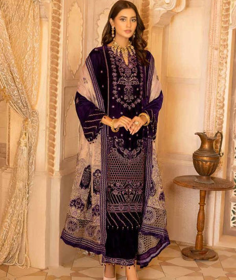 Shaista Emb Velvet`22 D#401
