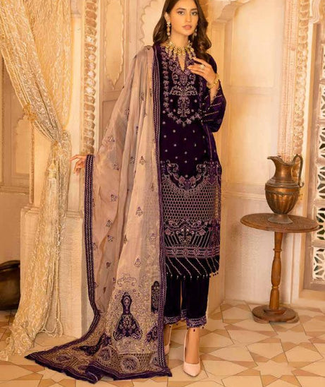 Shaista Emb Velvet`22 D#401
