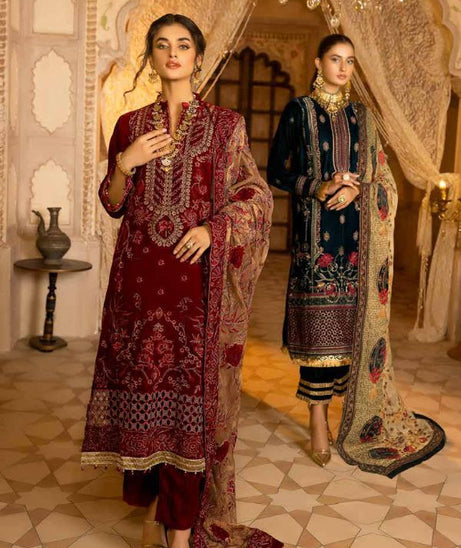 Shaista Emb Velvet`22 D#403