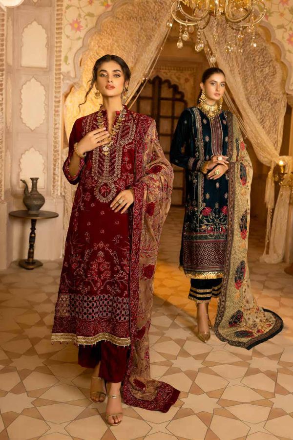 Shaista Emb Velvet`22 D#403