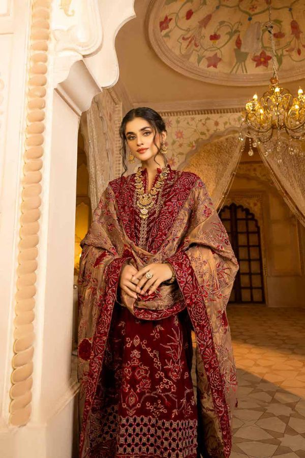 Shaista Emb Velvet`22 D#403