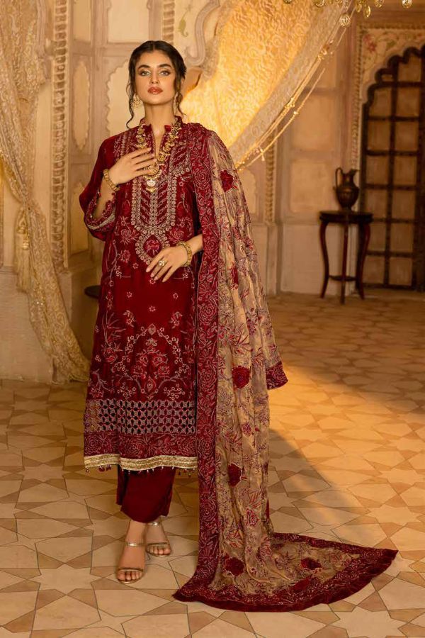 Shaista Emb Velvet`22 D#403