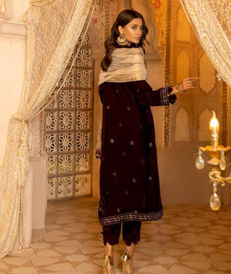 Shaista Emb Velvet`22 D#405