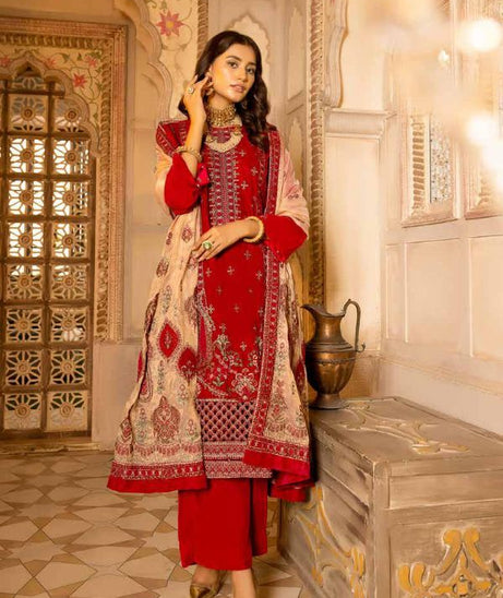 Shaista Emb Velvet`22 D#406