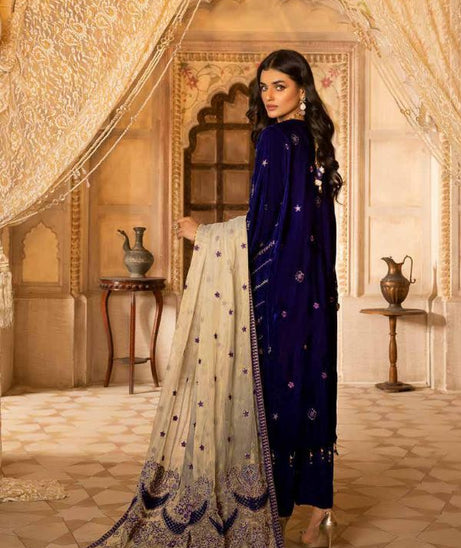 Shaista Emb Velvet`22 D#408