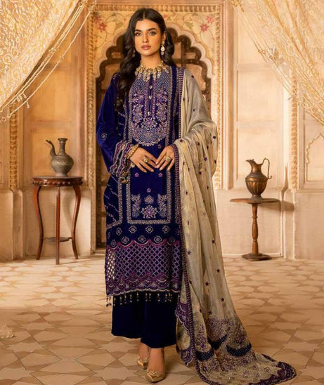 Shaista Emb Velvet`22 D#408