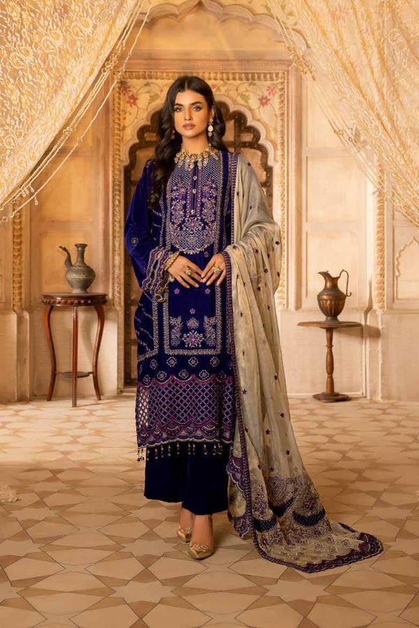 Shaista Emb Velvet`22 D#408