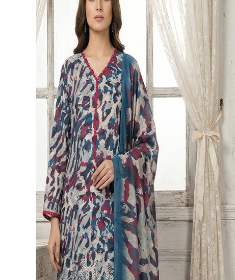 Shaista Emb Print Lawn '26 D# 505
