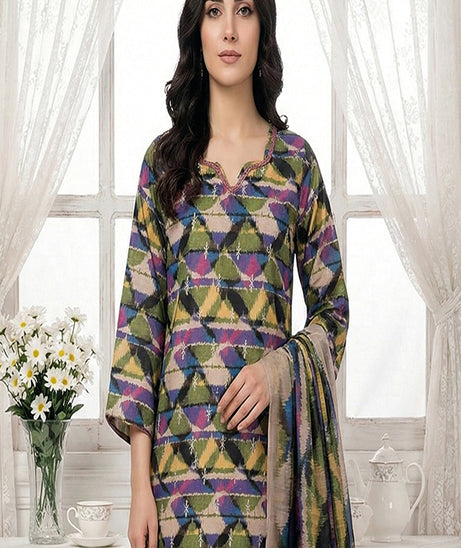 Shaista Emb Print Lawn '26 D# 508