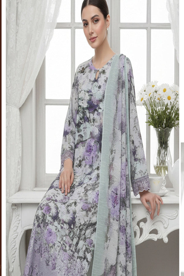 Shaista Emb Print Lawn '26 D# 510