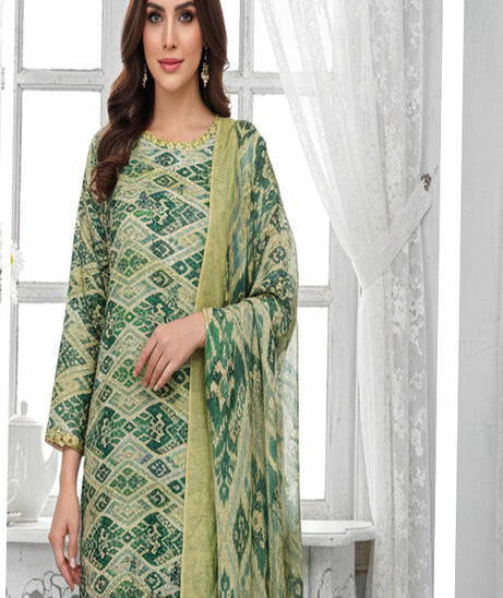 Shaista Emb Print Lawn '26 D# 511