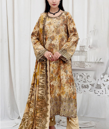 Shaista Mehwish Emb Staple`25 D#345