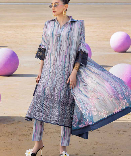 Shaista Muscari Luxury Lawn`25 D # 35