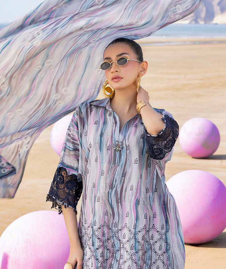 Shaista Muscari Luxury Lawn`25 D # 35