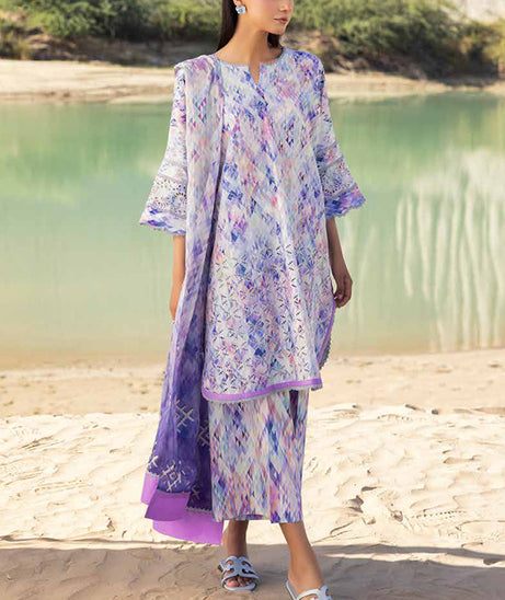 Shaista Muscari Luxury Lawn`25 D # 38