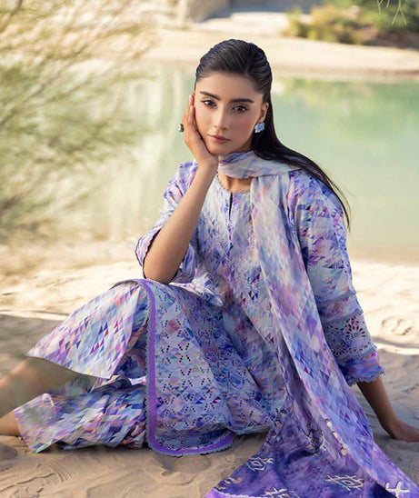 Shaista Muscari Luxury Lawn`25 D # 38