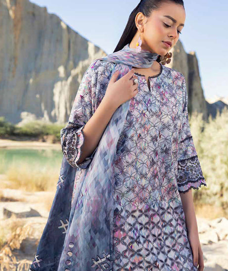 Shaista Muscari Luxury Lawn`25 D # 39