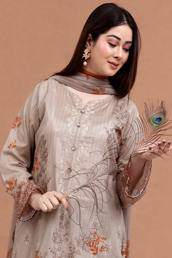 Shaista Noor-E-Libas Lawn`25 D#10